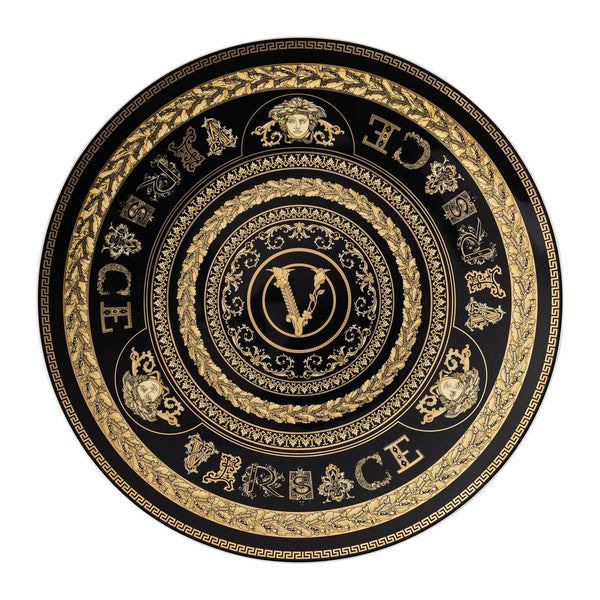 Virtus Gala Plate Black 33cm