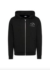 KL Logo Zip Hoodie in Black