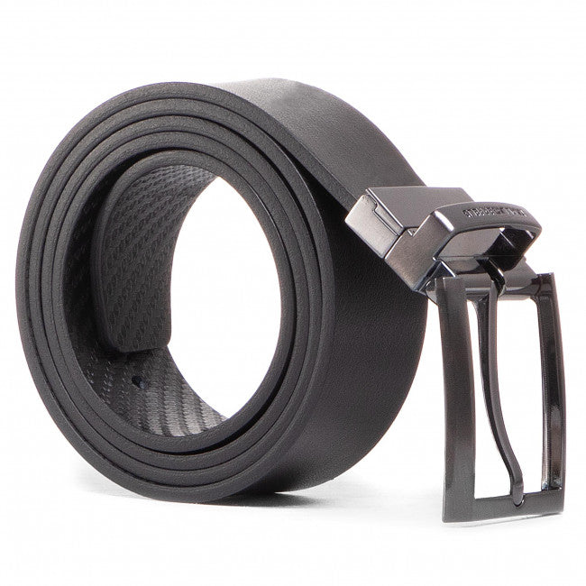 Carbon and Plain Reversible Belt