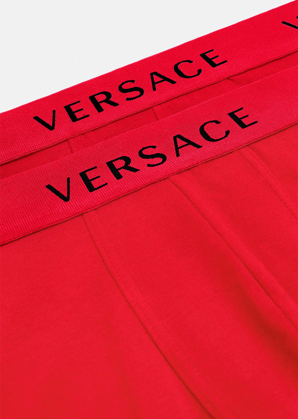Versace Logo Boxers in Red