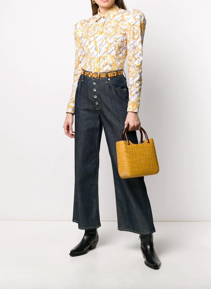Puff Shoulder Baroc Blouse