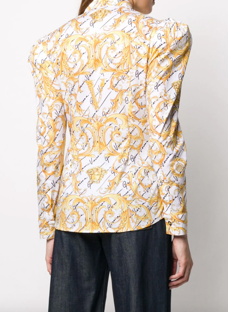 Puff Shoulder Baroc Blouse