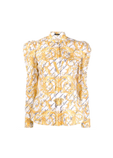 Puff Shoulder Baroc Blouse