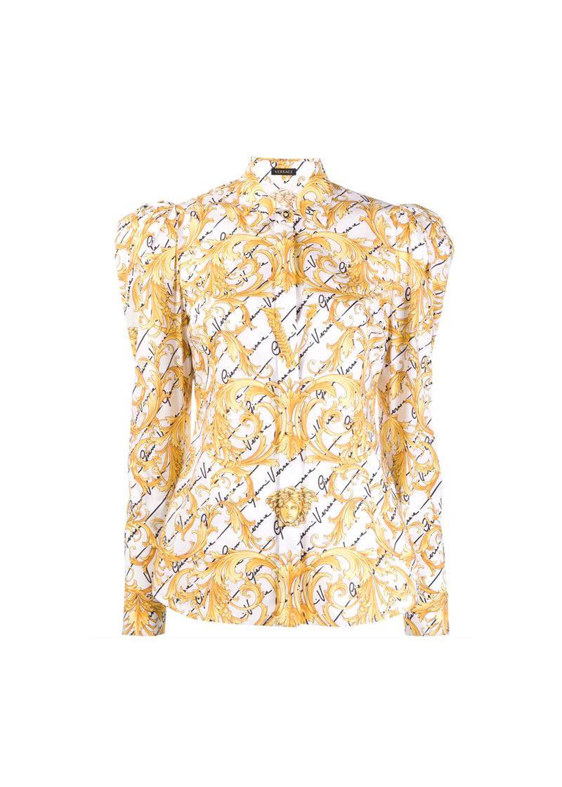 Puff Shoulder Baroc Blouse