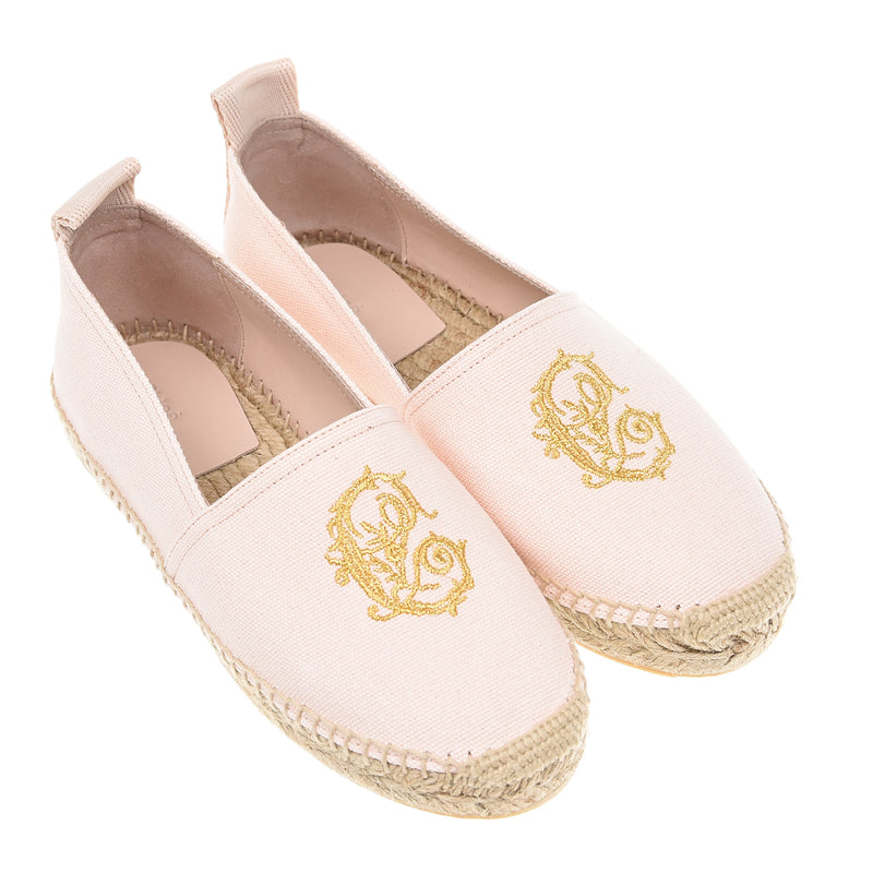 Light Pink Logo Espadrilles