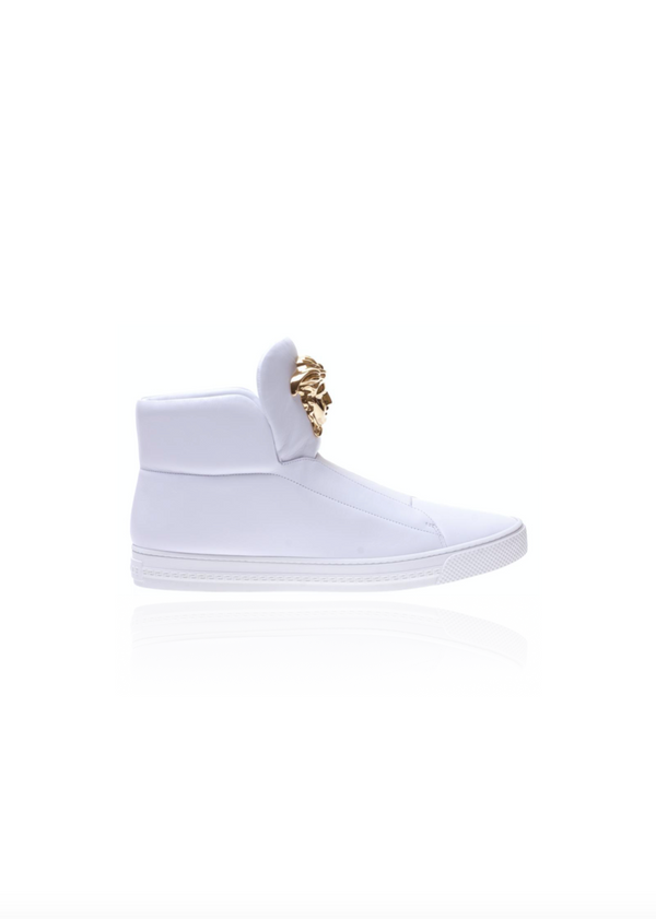 Medusa Leather Hi-Top Trainers