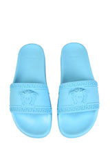 Palazzo Slides Blue