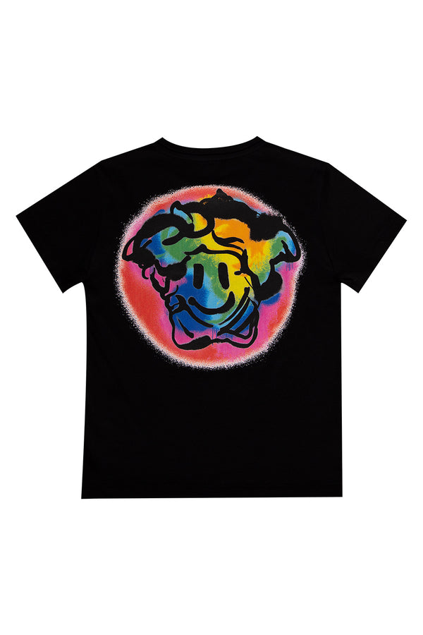 Black and Multicolour Medusa T-Shirt