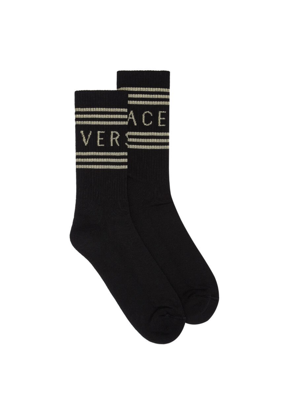 1990’s Vintage Logo Socks Black/Gold