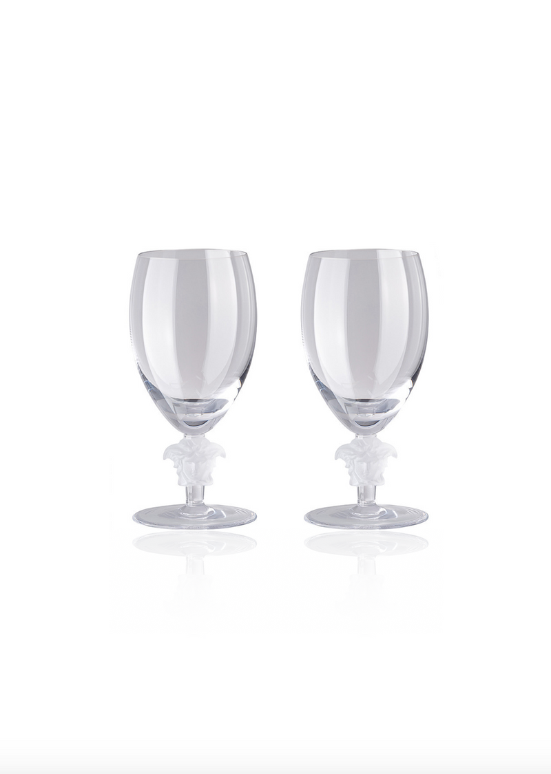 Medusa Lumiere White Wine Glasses - Set of Two