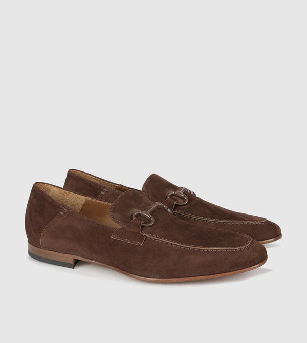 Brown Suede Loafers