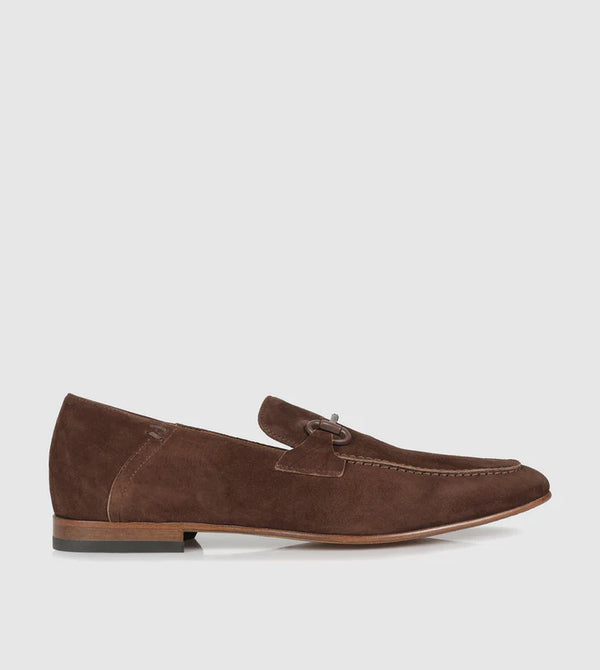 Brown Suede Loafers