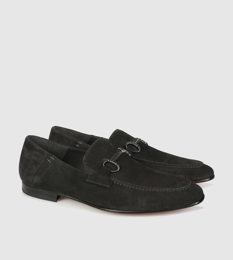 Black Suede Loafers