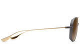 Subsystem in Black Iron, Yellow Gold and Golden Amber Lens