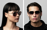 Subsystem in Black Iron, Yellow Gold and Golden Amber Lens