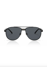 Logomania Pilot Sunglasses - Black