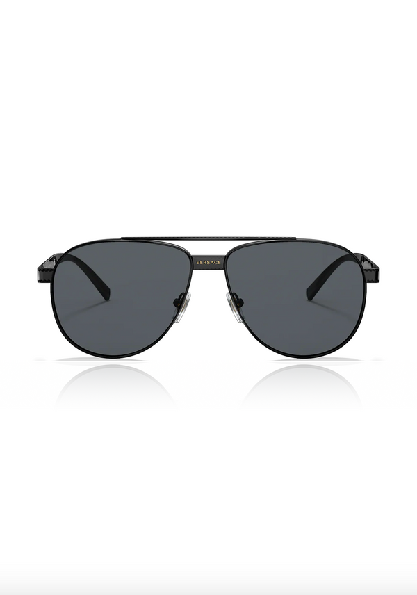 Logomania Pilot Sunglasses - Black