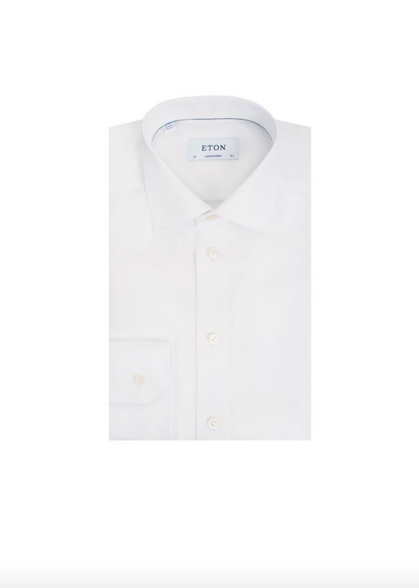 Textured Twill Contemporary Shirt Regular Cuff