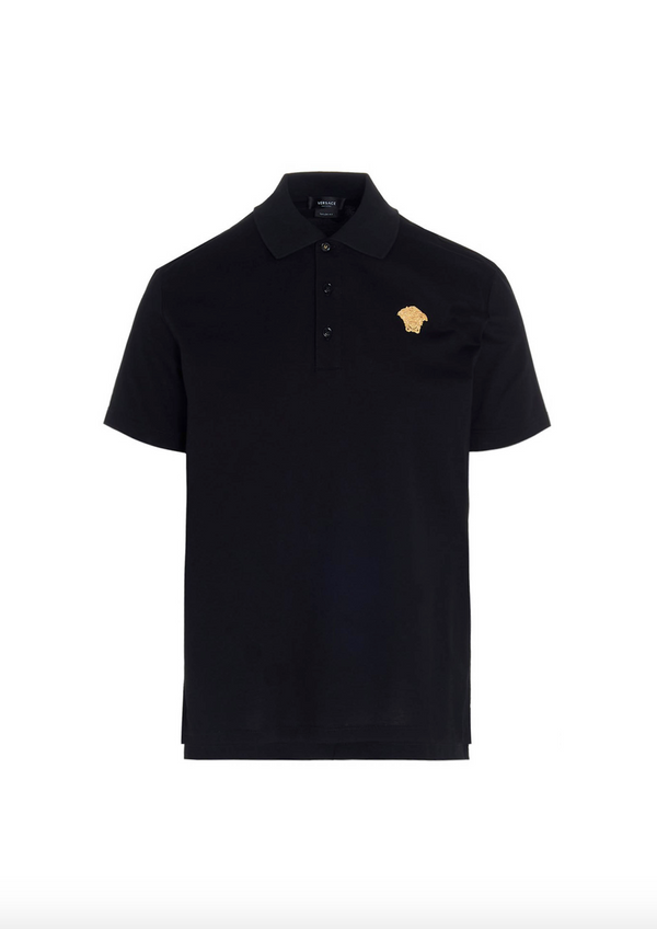 Polo with Medusa Black