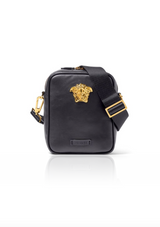 Gold on Black Side Bag