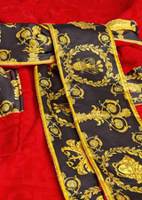 I Love ♡ Baroque Bathrobe - Red