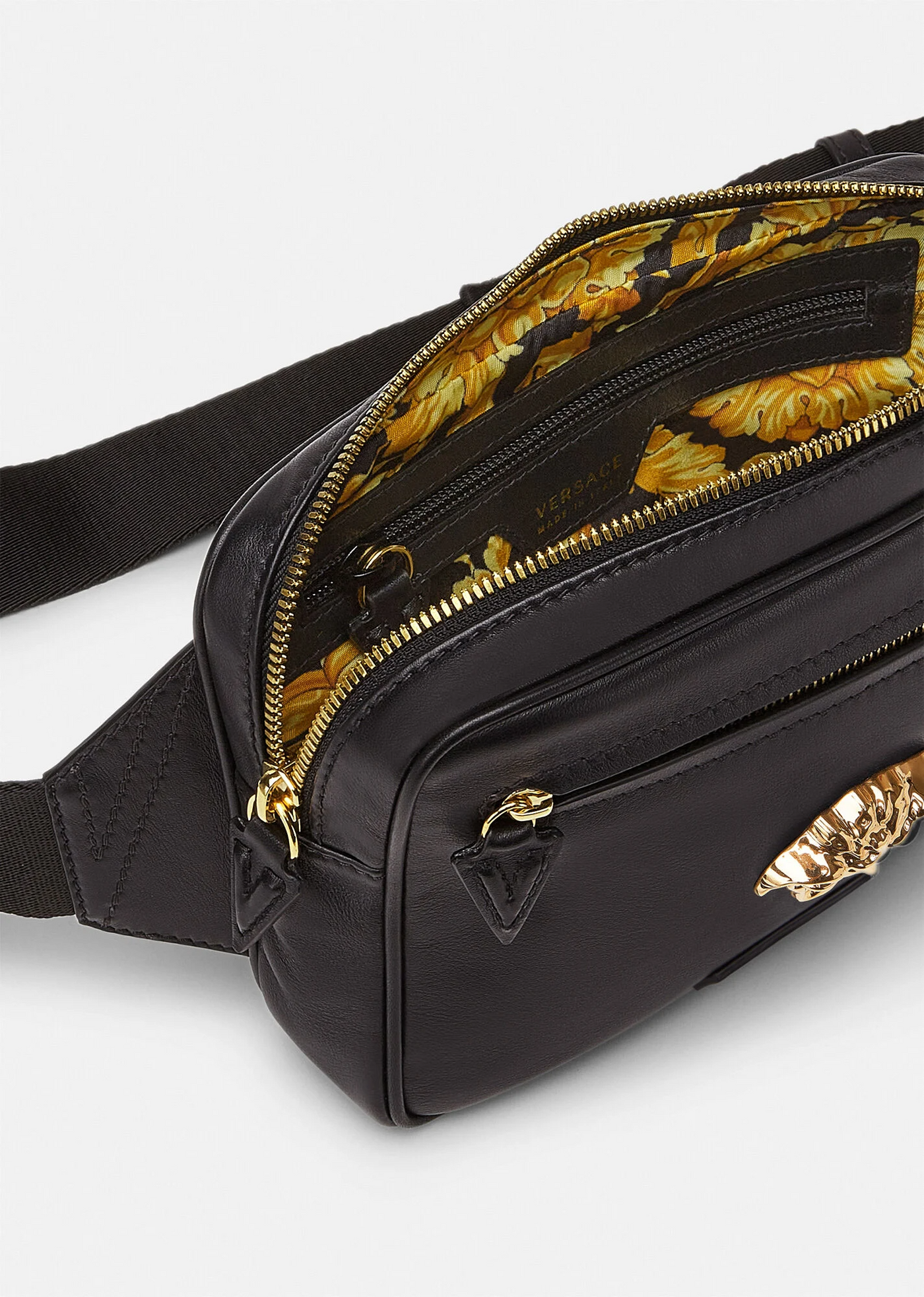 La Medusa Leather Belt Bag Gold – Veri Boutique - Main Image