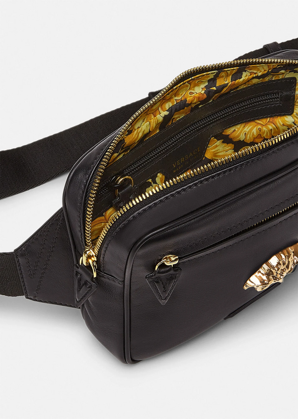 La Medusa Leather Belt Bag Gold