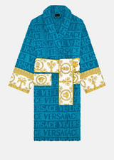 I Love Baroque Bathrobe Teal