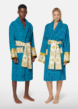 I Love Baroque Bathrobe Teal