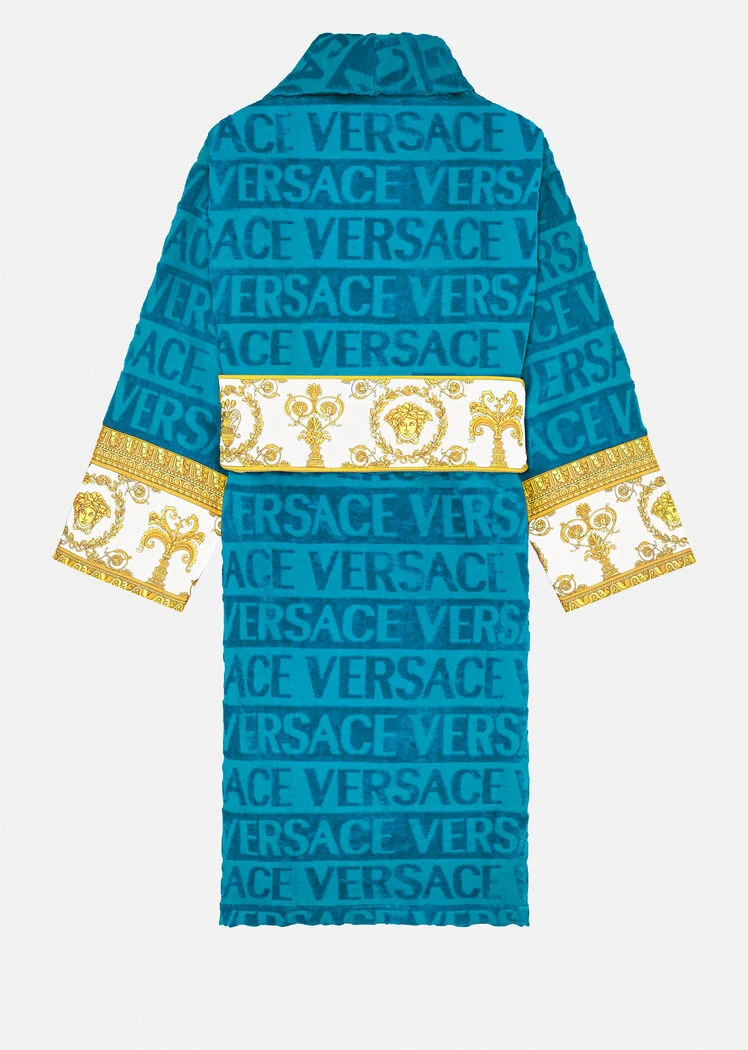 I Love Baroque Bathrobe Teal