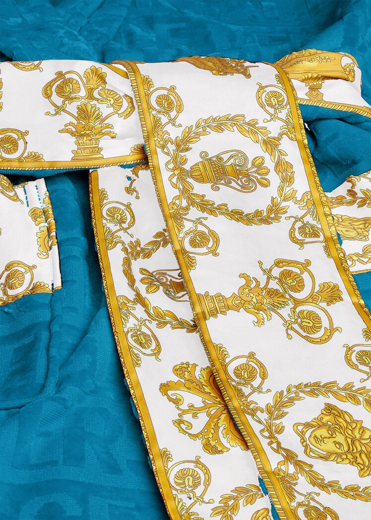 I Love Baroque Bathrobe Teal