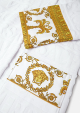 I Love Baroque Hooded Bathrobe White
