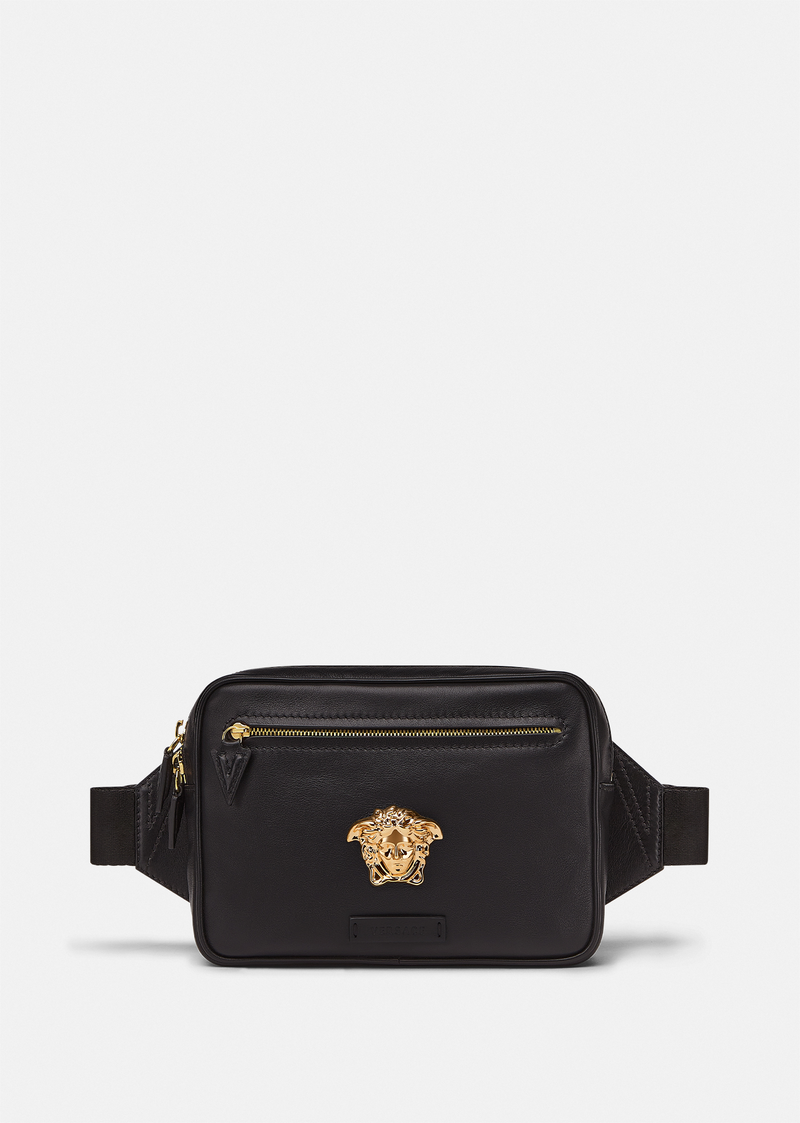 La Medusa Leather Belt Bag Gold