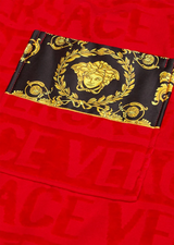 I Love ♡ Baroque Bathrobe - Red