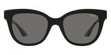 Versace Black Sunglasses With Dark Gray Polar Lens