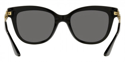 Versace Black Sunglasses With Dark Gray Polar Lens